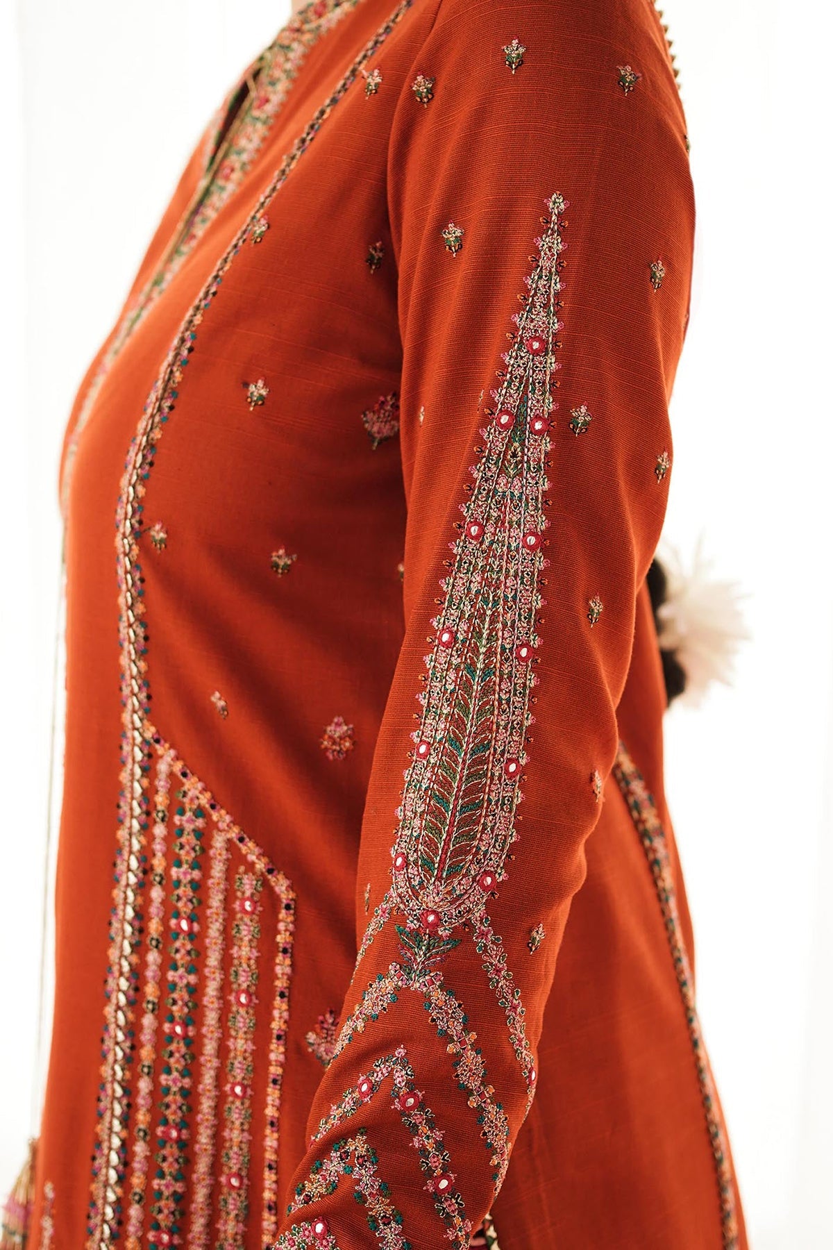 Bareeze 3PC Embroidered Lawn Suit with Embroidered Orgazna Dupatta -SB2030
