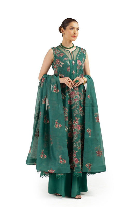 Bareeze Embroidered Lawn 3pc with Embroidered Chiffon Dupatta- SB1895