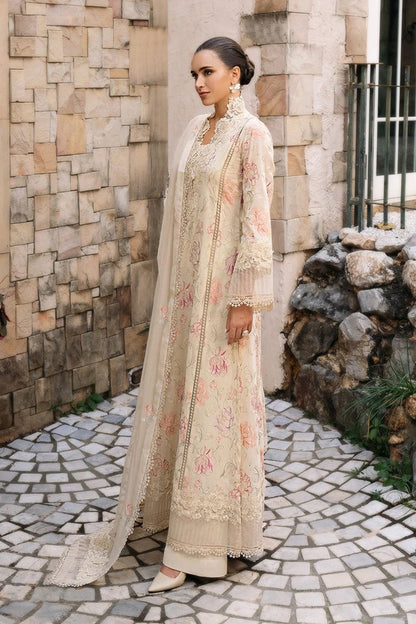 Bareeze Embroidered Lawn 3pc with Embroidered Chiffon Dupatta- SB2021