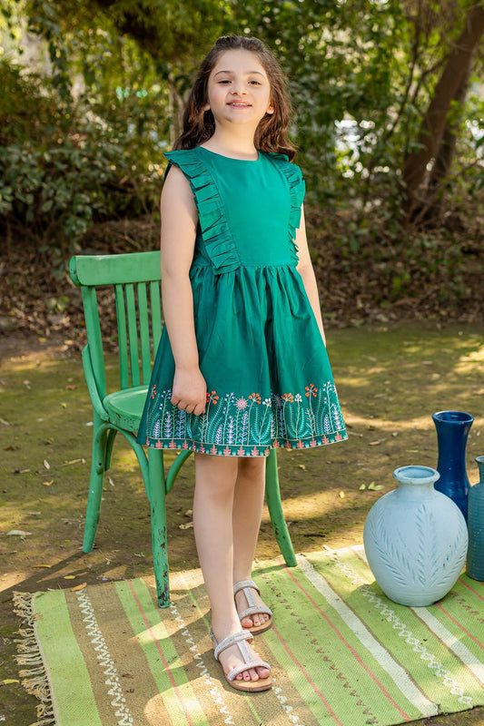 Bareeze Girls Fully Embroidered  Lawn 2Pc- SB1733