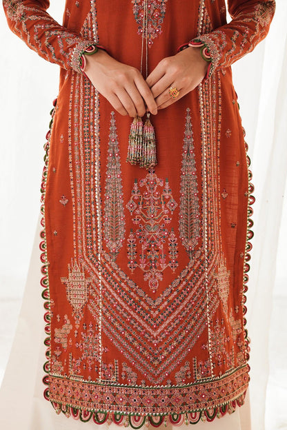 Bareeze 3PC Embroidered Lawn Suit with Embroidered Orgazna Dupatta -SB2030