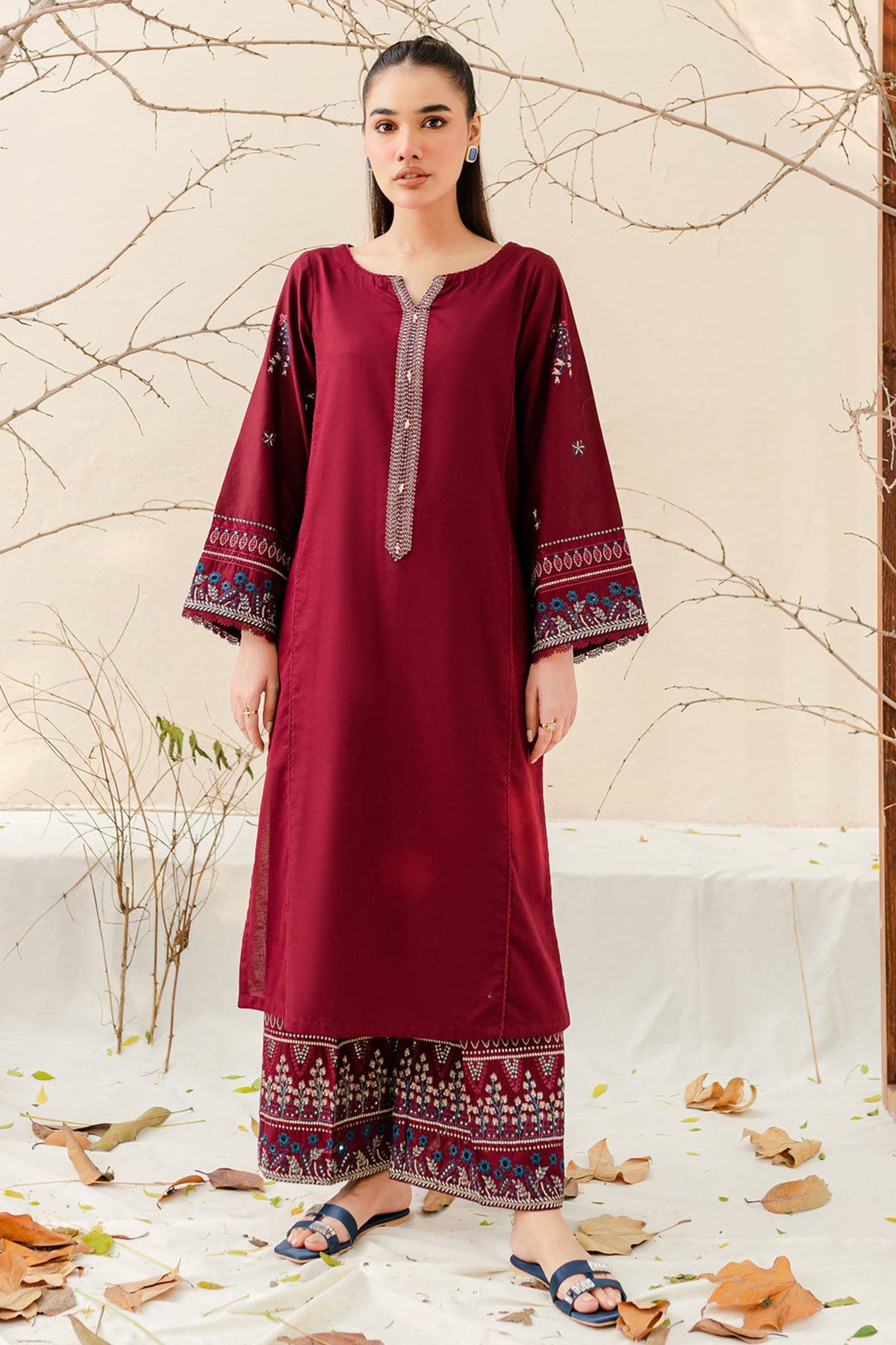 Bareeze Embroidered Lawn 2pc- SB1912