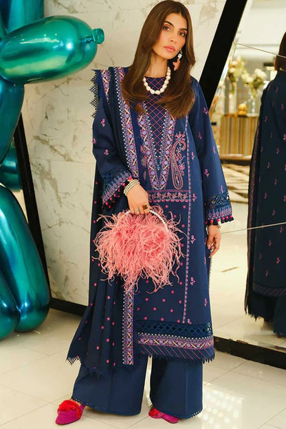 Bareeze Embroidered Lawn 3Pc with Embroidered  Dupata-SB1667