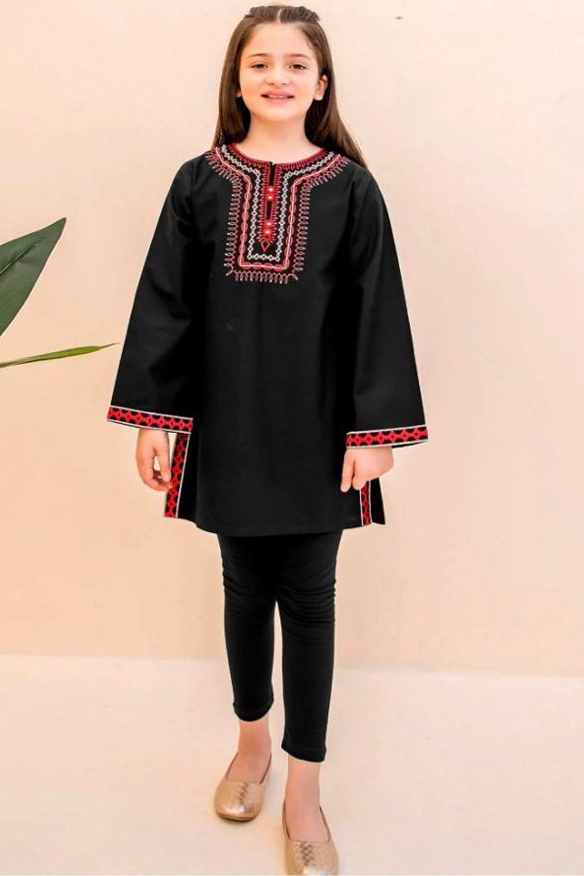 Bareeze Girls Fully Embroidered  Lawn 2Pc- SB1652