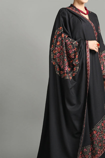 Bareeze 3PC Embroidered Dhanak Suit with Heavy Embroidered Shawal - SB1962