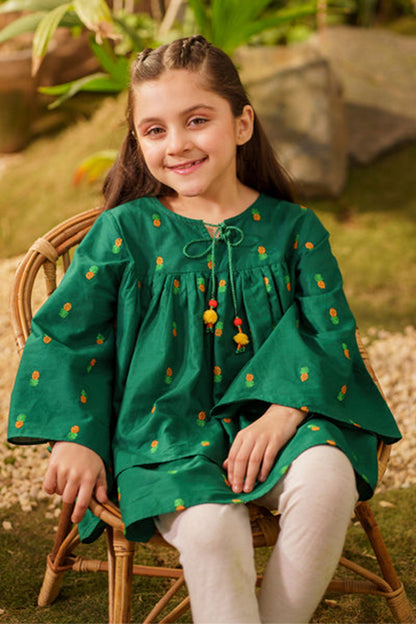 Bareeze Girls Fully Embroidered Lawn 2Pc- SB2002