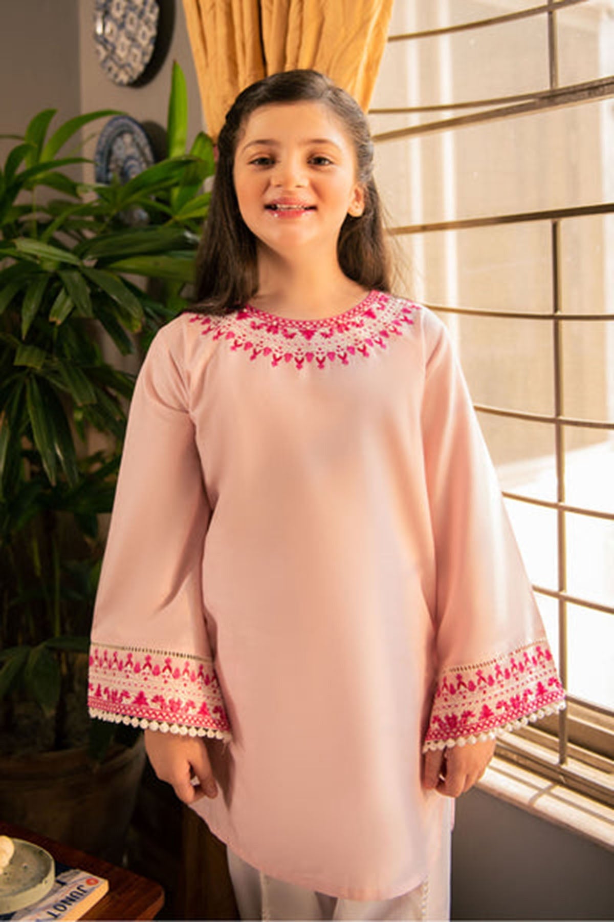 Bareeze Girls Fully Embroidered Lawn 2Pc- SB2230