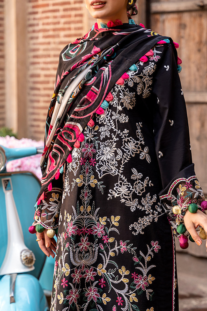 Bareeze Embroidered Lawn 3pc with Embroidered Chiffon dupatta-SB1720