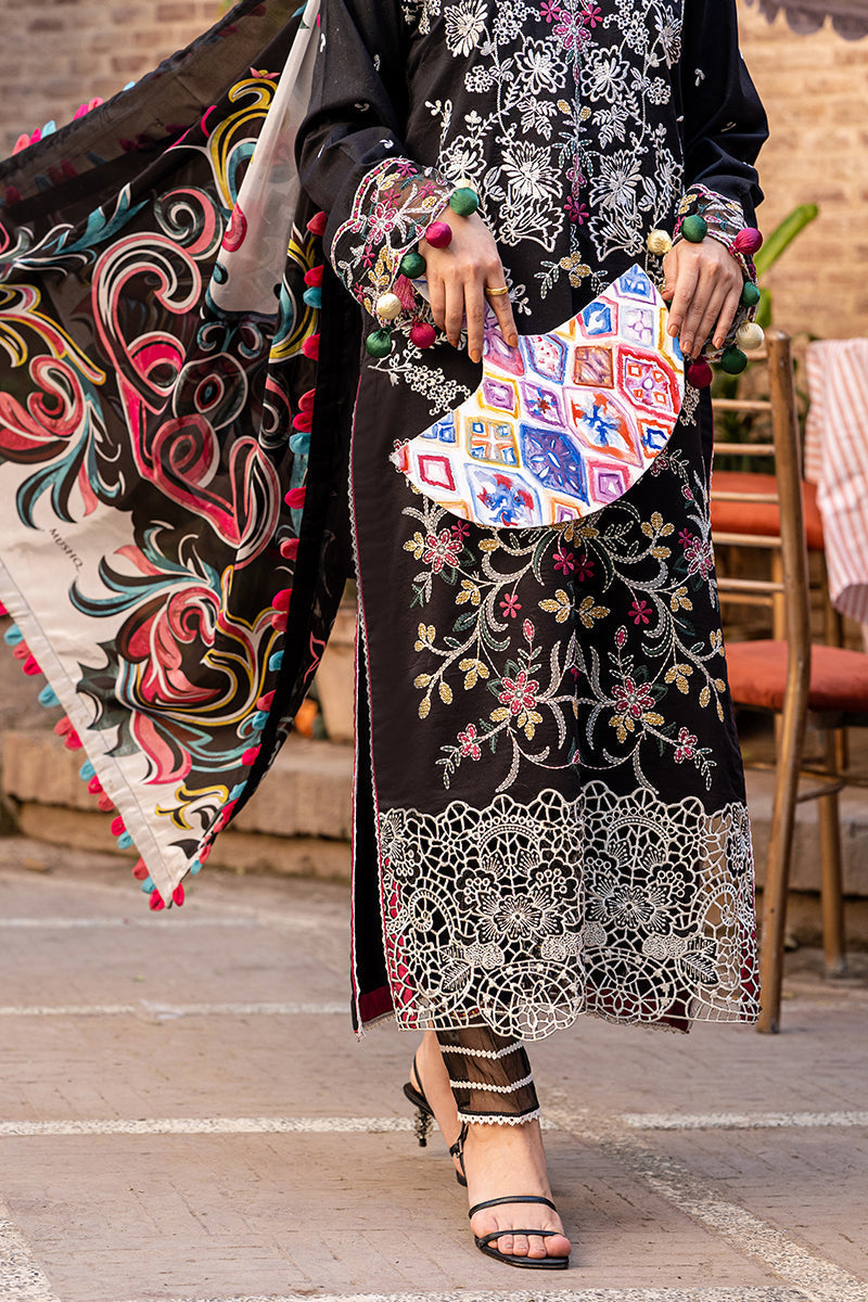 Bareeze Embroidered Lawn 3pc with Embroidered Chiffon dupatta-SB1720