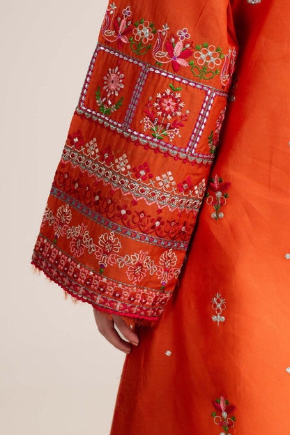 Bareeze Embroidered Lawn 3pc with Chiffon Dupatta- SB1909
