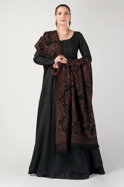 Bareeze 3PC Dhanak Suit with Heavy Embroidered Shawal - SB1979