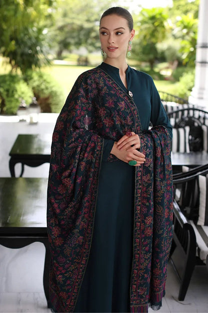 Bareeze 3PC Dhanak Suit with Heavy Embroidered Shawal - SB1983
