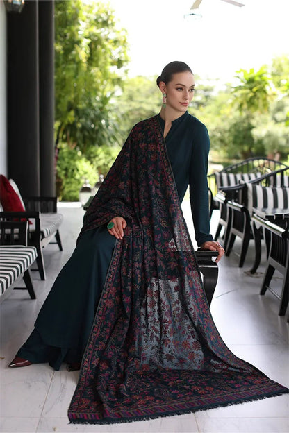 Bareeze 3PC Dhanak Suit with Heavy Embroidered Shawal - SB1983