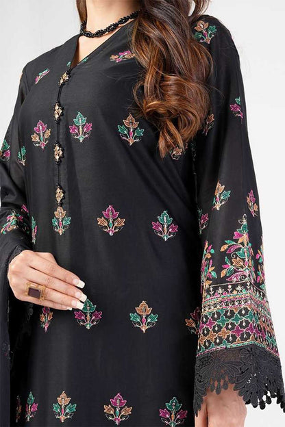 Bareeze Embroidered Lawn 3pc with Embroidered Chiffon Dupatta- SB1992