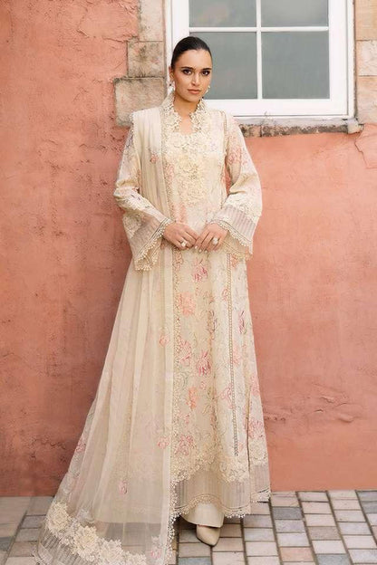 Bareeze Embroidered Lawn 3pc with Embroidered Chiffon Dupatta- SB2021
