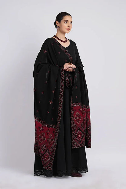 Bareeze 3PC Dhanak Suit with Heavy Embroidered Shawal - SB2060