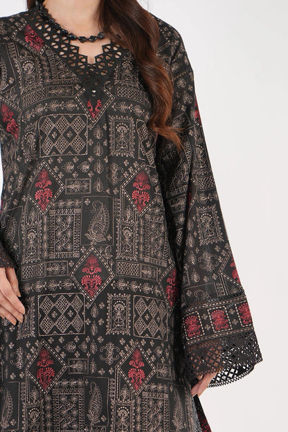 Bareeze 3PC Embroidered karandi Suit with Embroidered Shwal - SB2077