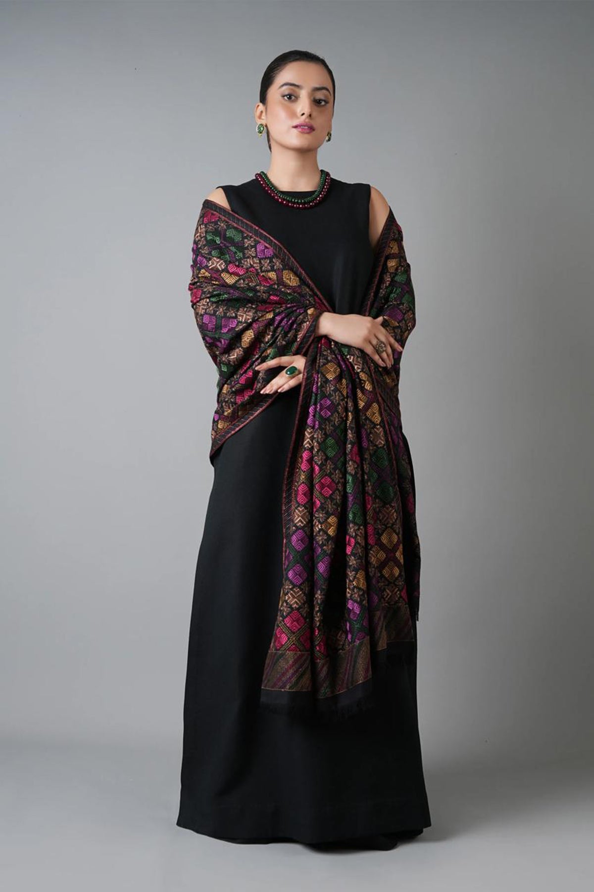 Bareeze 3PC Dhanak Suit with Embroidered Shwal - SB2141