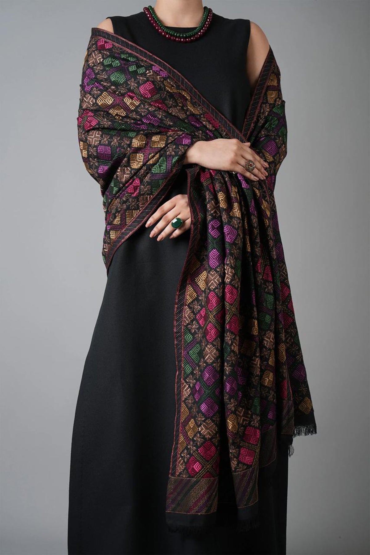 Bareeze 3PC Dhanak Suit with Embroidered Shwal - SB2141