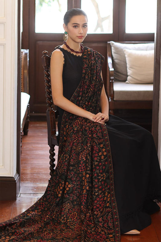 Bareeze 3PC Dhanak Suit with Heavy Embroidered Shawal - SB1977