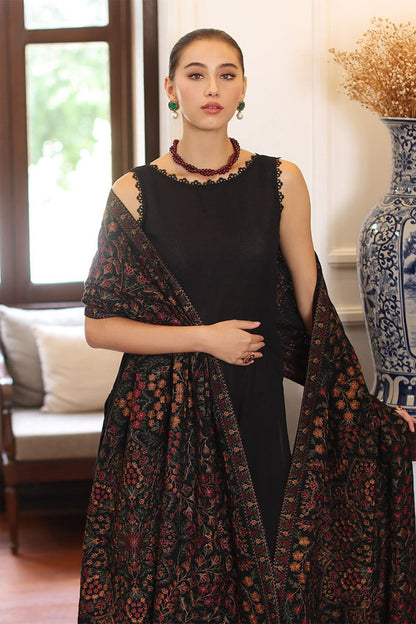 Bareeze 3PC Dhanak Suit with Heavy Embroidered Shawal - SB1977