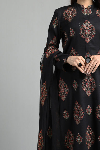 Bareeze Embroidered Lawn 3pc with Embroidered Chiffon Dupatta- SB1876