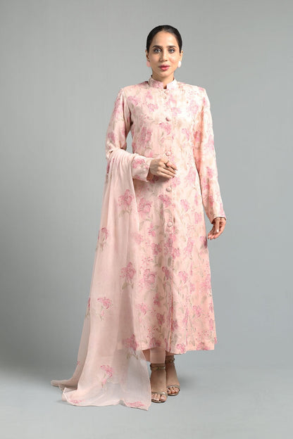 Bareeze Embroidered Lawn 3pc with Embroidered Chiffon Dupatta- SB1878