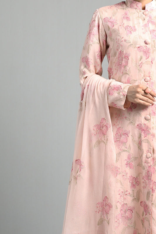 Bareeze Embroidered Lawn 3pc with Embroidered Chiffon Dupatta- SB1878