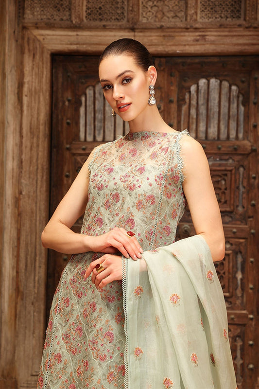 Bareeze Summer Lawn 3pc with Embroidered chiffon dupatta- SB1744