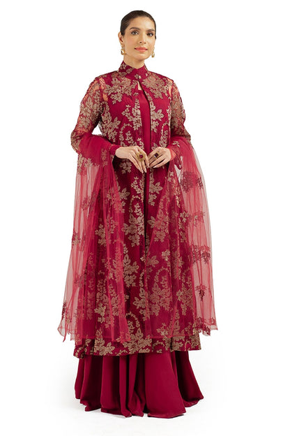 Bareeze Embroidered Lawn 3pc with Embroidered Chiffon Dupatta- SB1875