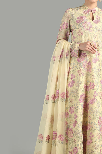 Bareeze Embroidered Lawn 3pc with Embroidered Chiffon Dupatta- SB1896